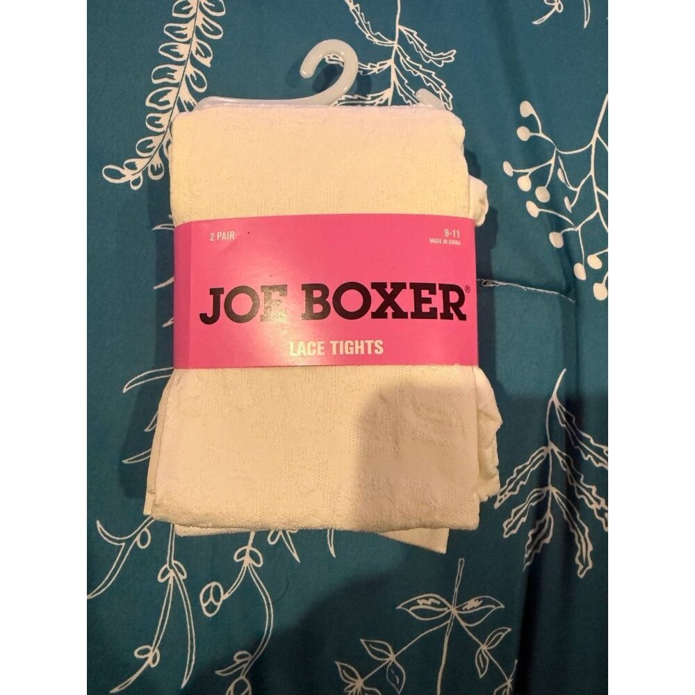 6 FOR $10 NEW Joe boxer size 9-11 lace tights